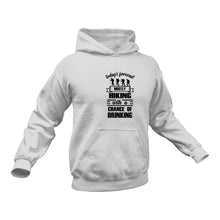 Load image into Gallery viewer, Todays forecast hiking with a chance of drinking Hoodie Gift Idea for a Birthday or Christmas