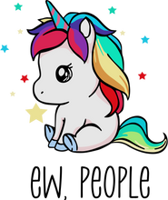 Load image into Gallery viewer, Unicorn Ew People Hoodie Birthday Gift Idea or Christmas Present