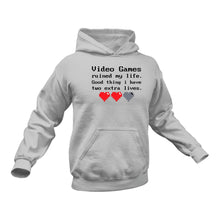 Load image into Gallery viewer, Videogames Ruined My Life Funny Hoodie