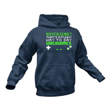 Load image into Gallery viewer, Video Gamer Girl Cotton Hoodie, Best Gift Idea for Girl Gamers