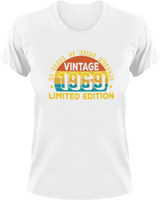 Load image into Gallery viewer, Vintage 1969 Birthday T-ShirtLadies, Mens, Unisex