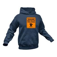 Load image into Gallery viewer, Warning May Yell At Video Games Hoodie - Ideal Gift For a Birthday or Christmas