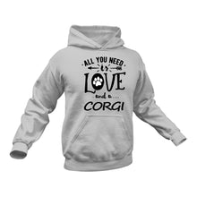 Load image into Gallery viewer, Corgi and Love Hoodie - Best Dog Owners Gift Idea