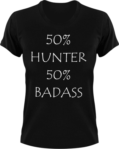 Badass Hunter T-Shirt50% 50%, Adventure, badass, camping, hunt, hunter, hunting, job, Ladies, Mens, sport, Unisex