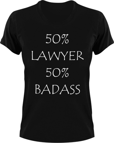 Badass Lawyer T-Shirt50% 50%, badass, job, Ladies, law, lawyer, Mens, Unisex