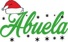 Load image into Gallery viewer, Abuela T-Shirtchristmas, grandma, Ladies, Mens, Spanish, Unisex