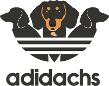 Load image into Gallery viewer, Adidachs T-Shirtadidas, dachshund, dog, dogs, Ladies, Mens, sport, Unisex