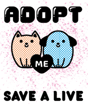 Load image into Gallery viewer, Adopt Me Save A Life T-ShirtAdopt, animals, cat, dog, Ladies, Mens, pets, Unisex