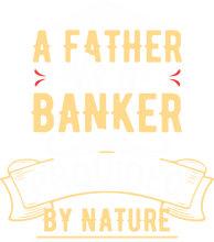 Load image into Gallery viewer, A father is a banker provided by nature T-Shirtdad, Fathers day, funny, Ladies, Mens, Unisex