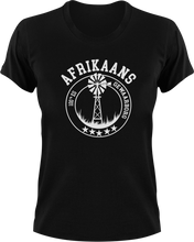 Load image into Gallery viewer, Afrikaans 100% Eg Gewaarborg Afrikaans T-Shirtafrikaans, Ladies, Mens, Unisex, windmill, windpomp
