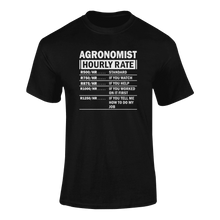 Load image into Gallery viewer, Agronomist Nutrition Facts Novelty T-ShirtAgronomist, cat, funny, Ladies, Mens, Unisex
