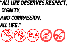 Load image into Gallery viewer, All life deserves respect T-ShirtLadies, Mens, Unisex, Vegan