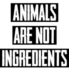 Load image into Gallery viewer, Animals are not ingredients Vegan T-Shirtanimals, Ladies, Mens, Unisex, Vegan