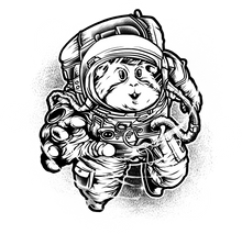 Load image into Gallery viewer, Astronaut Guinea Pig T-Shirtanimal, animals, astronaut, guinea pig, Ladies, Mens, pets, Unisex