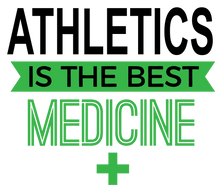 Load image into Gallery viewer, Athletics is the best medicine T-Shirtathlete, athletics, Ladies, medicine, Mens, sport, the best medicine, Unisex