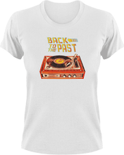Load image into Gallery viewer, Back To The Past Vinyl T-ShirtLadies, Mens, movie, old school, Unisex, vintage
