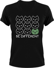 Load image into Gallery viewer, Be different T-Shirtcat, dog, dogs, Ladies, Mens, motivation, pets, Unisex