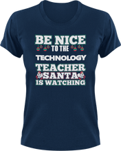 Load image into Gallery viewer, Be Nice To The Technology Teacher T-Shirtbe nice, Ladies, Mens, school, teacher, teaching, technology, Unisex