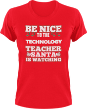 Load image into Gallery viewer, Be Nice To The Technology Teacher T-Shirtbe nice, Ladies, Mens, school, teacher, teaching, technology, Unisex