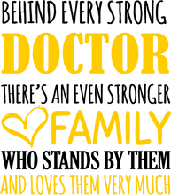 Load image into Gallery viewer, Strong Doctor T-ShirtBehind every, doctor, family, Ladies, medical, medicine, Mens, strong, Unisex