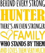 Load image into Gallery viewer, Strong Hunter T-ShirtBehind every, family, hunt, hunter, hunting, Ladies, Mens, strong, Unisex