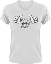 Load image into Gallery viewer, Best dad ever Disney styled T-Shirtdad, Dad Jokes, Fathers day, Ladies, Mens, Unisex