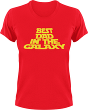 Load image into Gallery viewer, Best dad in the galaxy T-Shirtdad, Dad Jokes, Fathers day, Ladies, Mens, Star wars, Unisex