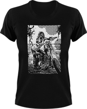 Load image into Gallery viewer, Biker Girl T-Shirtbike, biker, biking, Ladies, Mens, motorcycles, Unisex