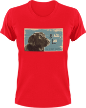 Load image into Gallery viewer, Black Lab T-Shirtdog, Ladies, Mens, picture, Unisex