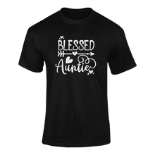 Load image into Gallery viewer, Blessed Aunt Cute T-Shirtaunt, blessed, cute, family, Ladies, Mens, Unisex