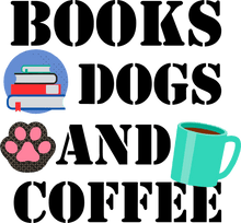 Load image into Gallery viewer, Books - Dogs - Coffee T-Shirtanimals, books, coffee, dog, Ladies, Mens, pets, Unisex
