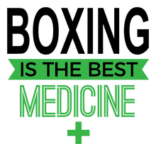 Load image into Gallery viewer, Boxing is the best medicine T-Shirtboxer, boxing, Ladies, medicine, Mens, sport, the best medicine, Unisex