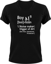 Load image into Gallery viewer, Boy T-Shirtboy, Ladies, Mens, noun, Unisex