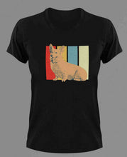 Load image into Gallery viewer, Retro Corgi T-Shirtanimals, dog, Ladies, Mens, pets, Unisex