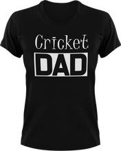 Load image into Gallery viewer, Cricket DAD T-Shirtcool dad, cricket, dad, Ladies, Mens, sport, Unisex