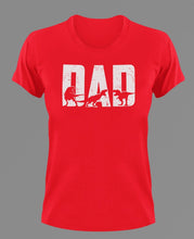 Load image into Gallery viewer, Dad dinosaur T-Shirtdad, Dinosaur, Fathers day, funny, Ladies, Mens, Unisex