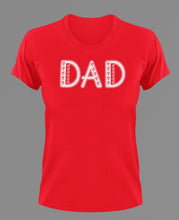 Load image into Gallery viewer, Dad with hearts in T-Shirtdad, Fathers day, hearts, Ladies, Mens, Unisex