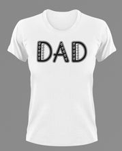 Load image into Gallery viewer, Dad with hearts in T-Shirtdad, Fathers day, hearts, Ladies, Mens, Unisex