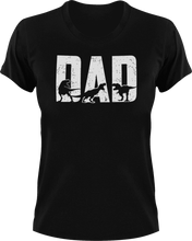 Load image into Gallery viewer, Dad dinosaur T-Shirtdad, Dinosaur, Fathers day, funny, Ladies, Mens, Unisex