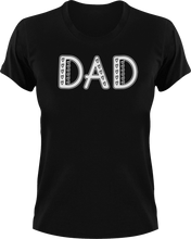 Load image into Gallery viewer, Dad with hearts in T-Shirtdad, Fathers day, hearts, Ladies, Mens, Unisex