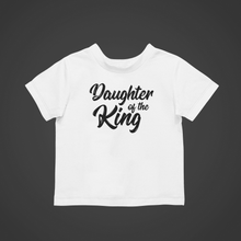 Load image into Gallery viewer, Daughter of the King Kids T-shirtboy, christian, girl, kids, neice, nephew
