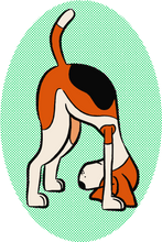 Load image into Gallery viewer, Dog Yoga T-Shirtdog, Ladies, Mens, pets, Unisex, yoga