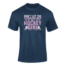 Load image into Gallery viewer, Don't Let The Pretty Face Fool You I'm A Hockey Girl T-ShirtLadies, Mens, Unisex, Wolves Ice Hockey