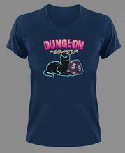 Load image into Gallery viewer, Dungeon Meowster T-Shirtanimals, cat, Ladies, Mens, pets, Unisex