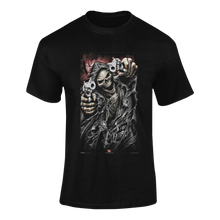 Load image into Gallery viewer, Skeleton Gunner 5XL T-ShirtLadies, Mens, Unisex