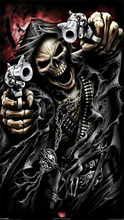 Load image into Gallery viewer, Skeleton Gunner 5XL T-ShirtLadies, Mens, Unisex