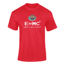 Load image into Gallery viewer, Gift Idea Energy Equals Milk Times Coffee T-Shirtcaffeine, caffeine queen, coffee, funny, Ladies, Mens, science, Unisex