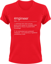 Load image into Gallery viewer, Engineer T-Shirtengineer, job, Ladies, Mens, noun, Unisex