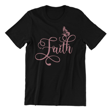 Load image into Gallery viewer, Faith Butterfly T-shirtButterfly, christian, family, Ladies, Mens, motivation, Unisex
