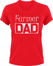 Load image into Gallery viewer, Farmer DAD T-Shirtanimals, cool dad, dad, farm, farmer, farming, Mens, Unisex
